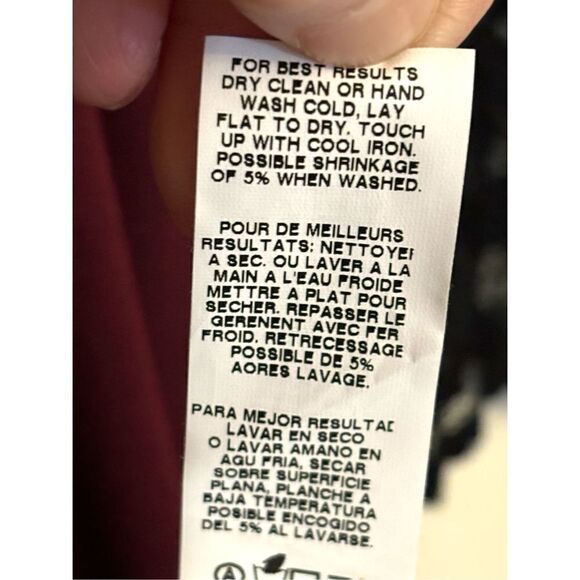 Karen Kane Women’s Large Lace Sleeve Trapeze Swing Dress • High Lo Hem Boat Neck - Picture 9 of 16